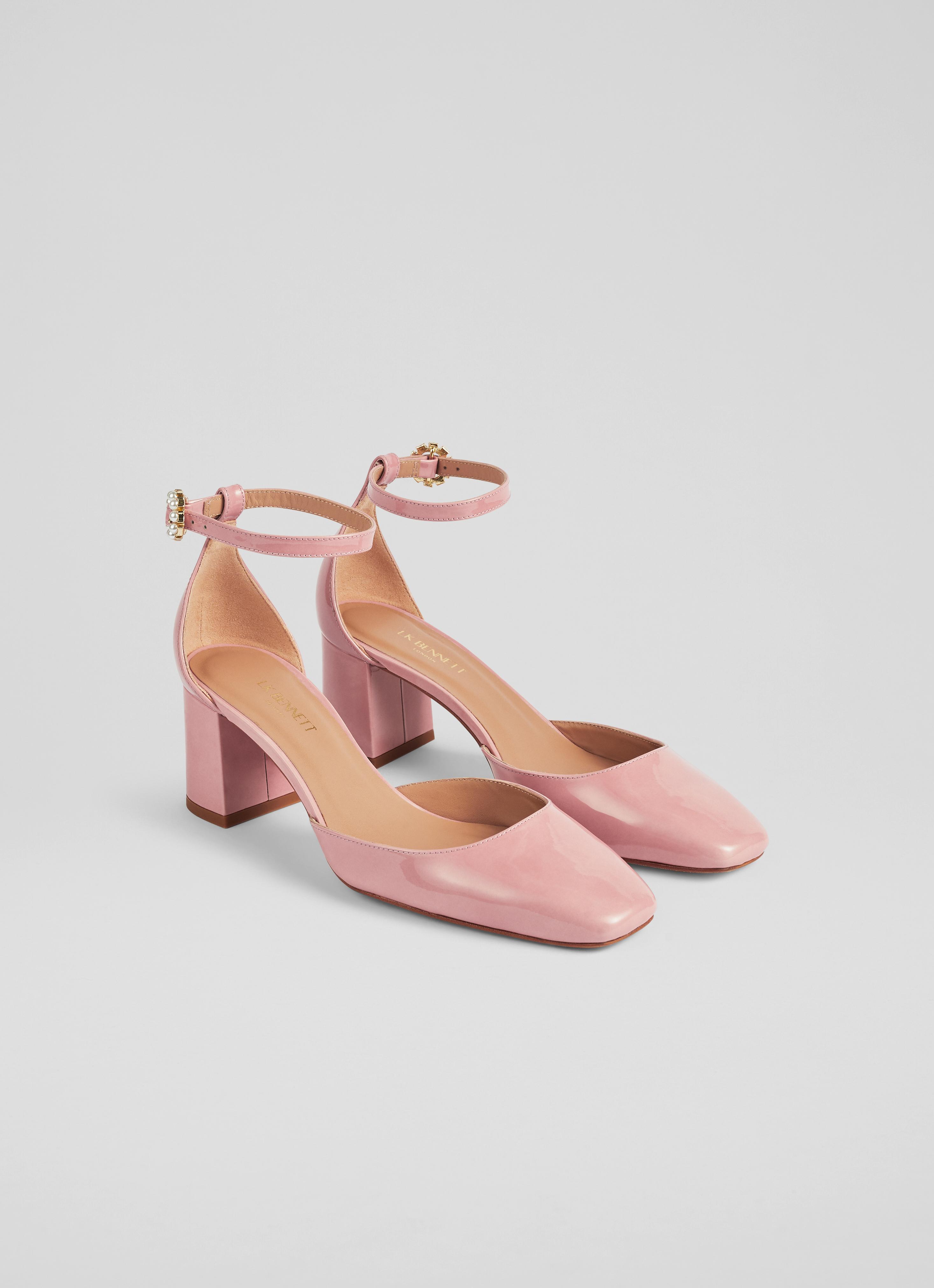 Darling Pink Patent Leather D'orsay Courts